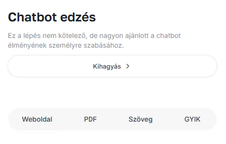 HelloBot Chatbot betanítás